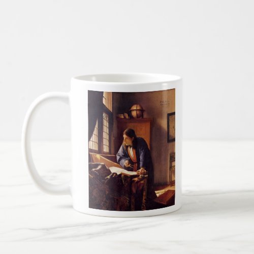 The Geographer by Johannes Vermeer Mug