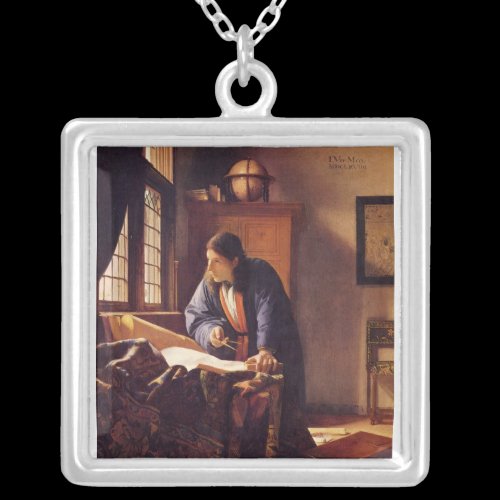 The Geographer by Johannes Vermeer Pendants