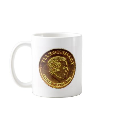 The George W Bush 2000 Stolen election coin mug. by maximus7