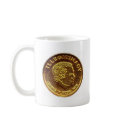 The George W Bush 2000 Stolen election coin mug.