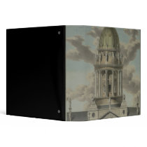 The German Cathedral on the Gendarmenmarkt, 1812 Vinyl Binder