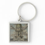 The German Cathedral on the Gendarmenmarkt, 1812 Key Chain