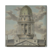 The German Cathedral on the Gendarmenmarkt, 1812 Magnets