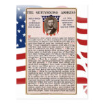 The Gettysburg Address Obama Inauguration Theme Postcards