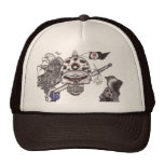 The Ghost& SKull Symbols & Secret Mesh Hat