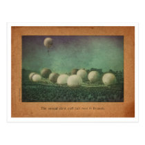 The Giant Puff Ball Race Post Card