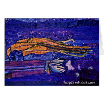 the gift (painting) : thinking of you card cards