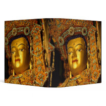 The gilded Jowo Buddha Statue, Jokhang Temple, 3 Ring Binder