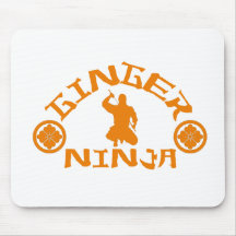 The Ginger Ninja Mousepads