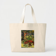 The Gingerbread Boy & the Fox Canvas Bag