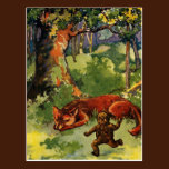 The Gingerbread Boy & the Fox postcards