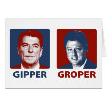 The Gipper and The Groper cards by AmericanElephant The Gipper and The Groper cards
