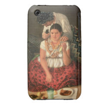 The Gipsy Boy and Girl, (oil on canvas) iPhone 3 Case-Mate Case