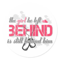 The Girl behind Stickers
