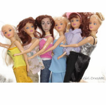 The Girl Crusade Gang photo sculptures by girlcrusade The Girl Crusade Gang photo sculptures