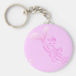 The girl  dream key chain