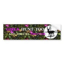 The Girl Hunter II Bumper Sticker