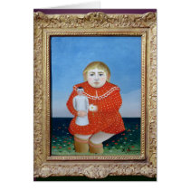 The girl with a doll, c.1892 or c.1904-05 card