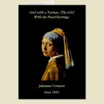 The Girl with a Turban/Girl with the Pearl Earring cards