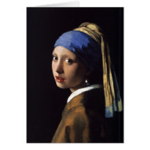 The Girl With The Pearl Earring by Vermeer Cards