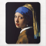 The Girl With The Pearl Earring Johannes Vermeer Mouse Pads