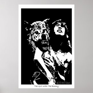 The Girl With The Rosary print