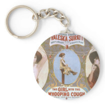 The Girl with the Whooping Cough Retro Theater Key Chains
