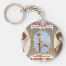 The Girl with the Whooping Cough Retro Theater Key Chains