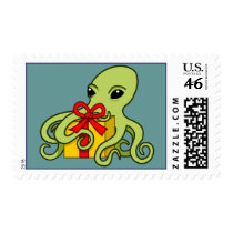 The Giving Octopus postage by NoadiArt The Giving Octopus postage