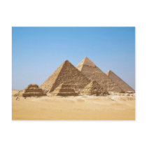 The Gizah Pyramids in Egypt Post Cards
