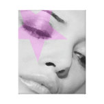 "The GlamStar" Wrapped Canvas Canvas Print