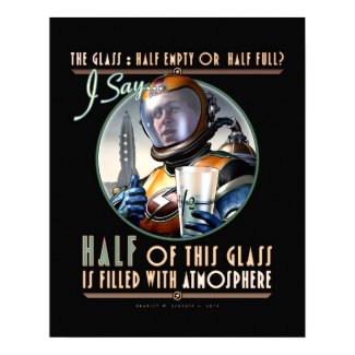 The Glass: Half Full of Atmosphere (16x20") Print