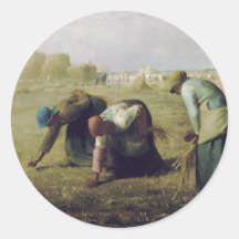 The Gleaners by Jean-François Millet Round Sticker