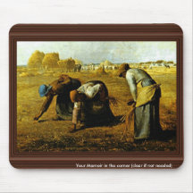 The Gleaners,  By Millet  (Best Quality) Mouse Pad