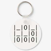 The Glider: A Universal Hacker Emblem Keychain