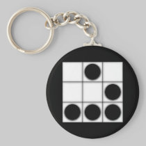 The Glider: A Universal Hacker Emblem Keychain keychains
