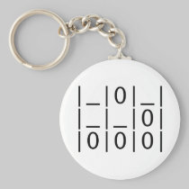 The Glider: A Universal Hacker Emblem Keychain keychains