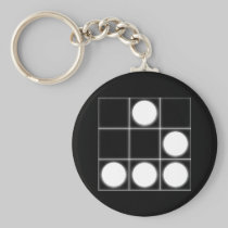 The Glider: A Universal Hacker Emblem Keychain keychains