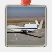 The Global Hawk unmanned aircraft Christmas Ornaments
