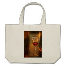 The glow of red wine tote bag