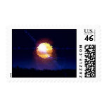 The Glowing Moon of Glass Postage Stamps