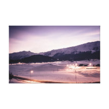 The Glowing Valley Gallery Wrap Canvas