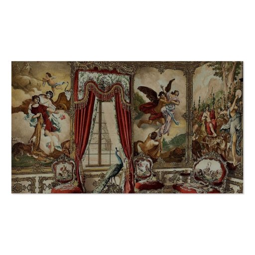 The Gobelin Tapestries, Linderhof Castle, Upper Ba Business Card (back side)