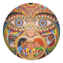 The God of Healing  Round Stickers