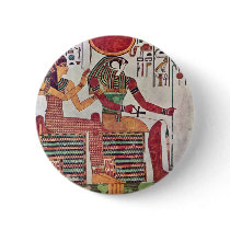 The God Re-Harakleti Amentit And The Goddess Of Th Button