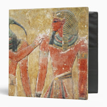 The god Thoth with Seti I  in the Tomb of Seti 3 Ring Binders