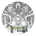 THE GODDESS AWAKENS stickers by RavenDancing THE GODDESS AWAKENS stickers