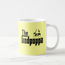 The Godpoppa Fun Father's Day Apparel Coffee Mugs