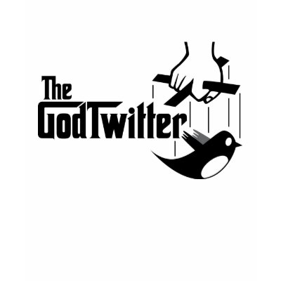 The GodTwitter - Ladies, White T Shirts by pinksheepind