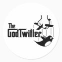 The GodTwitter stickers by pinksheepind The GodTwitter stickers